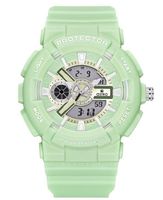 Astro Kids J9302 Movement Watch, Analog-Digital Display and Polyurethane Strap - A23818-PPHH, Green