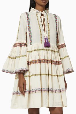 Zakar Tiered Dress in Cotton Zakar Tiered Dress in Cotton