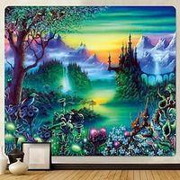 Wonderland Fantasy Large Wall Tapestry Art Decor Blanket Curtain Hanging Home Bedroom Living Room Decoration Polyester miniinthebox - thumbnail