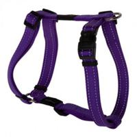 Rogz Utility Reflective Stitching Dog Harness Purple Medium