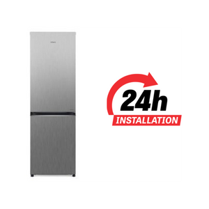 Hitachi 366 Ltrs Bottom Freezer Refrigerator | RB410PUK6PSV | Silver Color