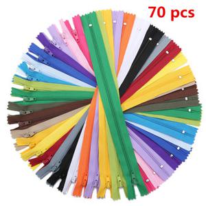 70Pcs 20 colors 30cm (12Inch) Nylon Coil Zippers