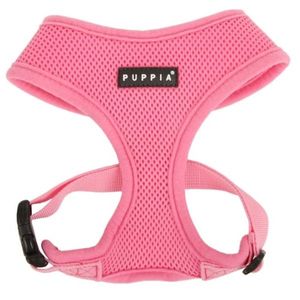Puppia Soft Harness Pink M Neck 12 Inch And Chest 19 - 22 Inch