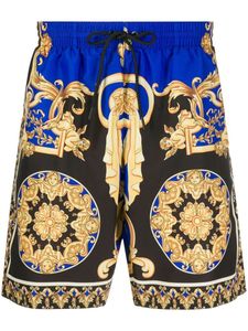 Royal Blue Print Swim Shorts