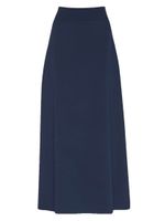 Navy Araceli Mid-Length Skirt - thumbnail