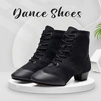 Women's Boots Plus Size Party Chunky Heel Round Toe Fashion PU Lace-up Black miniinthebox - thumbnail