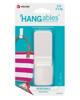 VELCRO HANGables Large Removable Wall Hook 1 Count White VELCRO HANGables Large Removable Wall Hook 1 Count White