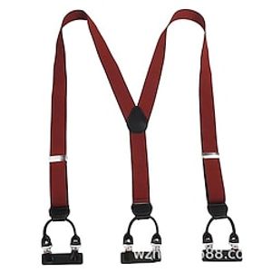 Men's Suspender PU Leather Polyester Metal Bucke Classic Work miniinthebox