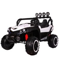 Megastar Ride On 2 Seater Kids 4X4 Wagon Car - White (UAE Delivery Only)