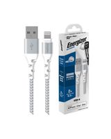 Energizer Cable USB-A to Lightning Braided Cable 2 Meter White