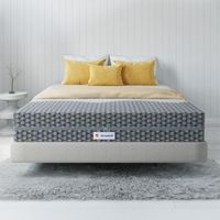 Sleepwell Ortho Pro Profiled Foam, 100 Night Trial, Queen Bed Size, Impressions Memory Foam Mattress With Airvent Cool Gel Technology White 200L x 150W x 30H cm