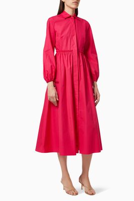 Bairo Shirt Dress in Cotton Poplin Bairo Shirt Dress in Cotton Poplin