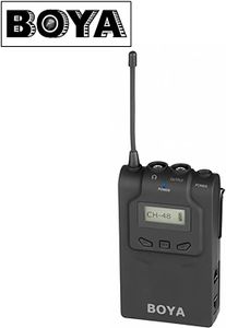 BY-WM6R Wireless Bodypack Receiver for BY-WM6 Lavalier Wireless Microphone System for ENG EFP DSLR Cameras & Camcorders with Separate Package, B078MH1VDD