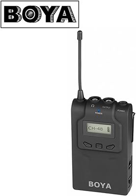 BY-WM6R Wireless Bodypack Receiver for BY-WM6 Lavalier Wireless Microphone System for ENG EFP DSLR Cameras & Camcorders with Separate Package, B078MH1VDD