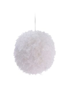 Homesmiths Christmas 13cm Snowball Hang Deco