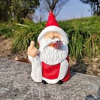 Garden Gnome Naughty Gnomes Statue Cool Man Lawn Figurines Dwarf Sculptures Outdoor Decor Resin Gnomes Decorations for Yard Patio Home Indoor Ornaments miniinthebox - thumbnail