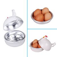 Microwave 4 Eggs Boiler Cooker