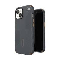 Speck Presidio2 Grip Magsafe with Clicklock iPhone 15 Case - Charcoal Grey/Cool Bronze - thumbnail