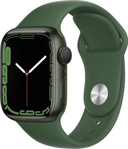 Apple Watch Series 7 (GPS + Cellular, 45mm) - Green Aluminium Case, Clover Sport Band