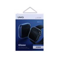 UNIQ Glase Apple Watch Series 7 Case Dual Pack 45mm Clear/Smoke - thumbnail