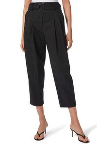 Belted Utility Cotton Pants