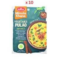 Haldirams Minute Khana Vegetable Pulao 200gm - Pack Of 10