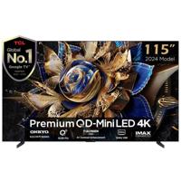 TCL 115 Inch TV, 4K QD-Mini LED Google TV, 20000+Local Dimming Zones, HDR 5000nits 144Hz VRR+240Hz DLG, Dolby Vision IQ, Quantum Dot Pro, AIPQ 3.0 Engine, Wifi TV - 115X955-MAX