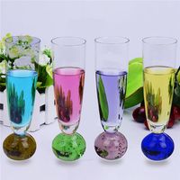 Colorful Ball Wine Glass High Feet Cocktail Glass