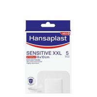 Hansaplast Sensitive XXL 8x10cm Strips x5