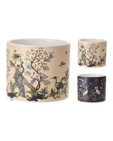 Homesmiths Flowerpot Ceramic Printed 12 x 11 cm Assorted 1 Piece