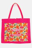 Womens Liberty Shopping Tote Bag 44 L x 37 H x 14 W cm  Orchids Rose - thumbnail