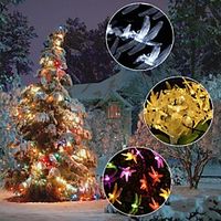 LED Dragonfly Lights String Twinkle Outdoor Waterproof Garden Villa Tree Fairy Garland Wedding Party Xmas Decoration miniinthebox - thumbnail