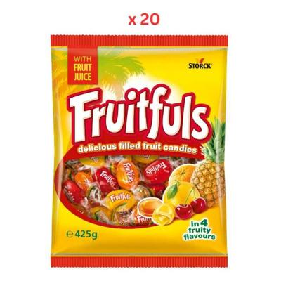 Storck Fruitfuls Delicious Filled Fruit Candies, 20X425G