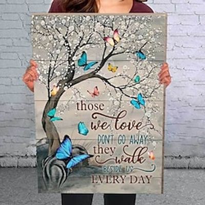 Butterfly Wall Art Canvas We Love Prints and Posters Pictures Decorative Fabric Painting For Living Room Pictures No Frame miniinthebox