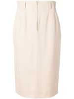 Jean Louis Scherrer Pre-Owned 1990's mid-length skirt - NEUTRALS