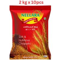 Nellara Chakki Fresh Atta 2Kg (Pack of 10)