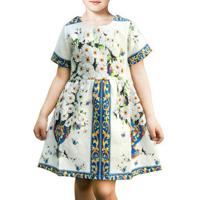 Printed Girls Party Dress
