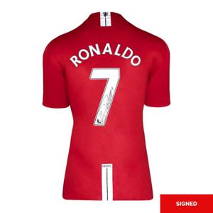 Bootroom Collection Cristiano Ronaldo Back Signed Manchester United 2007-08 Home Shirt (Boxed)