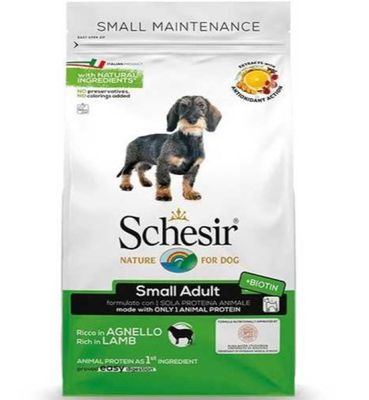 Schesir Dry Food For Small Dogs Small Adult Rich In Lamb 800G Schesir Dry Food For Small Dogs Small Adult Rich In Lamb 800G
