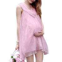 Tulle Sleeveless Maternity Dress