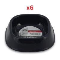 M-Pets Plastic Single Bowl Navy Blue 200ml (Pack of 6)