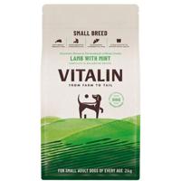 Vitalin Small Breed Lamb & Mint Dog Dry Food - 2Kg