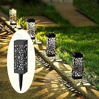 6 Pcs Solar LED Garden Path Lights - Energy-Efficient, Weather-Resistant Outdoor Landscape  Decorative Lighting Lightinthebox