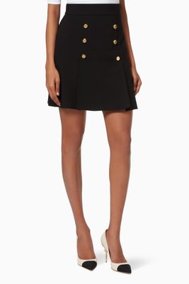 Mini Skirt in Crêpe Mini Skirt in Crêpe