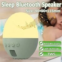 Mini Bluetooth Speaker Wireless Mini Sleeping Audio Subwoofer with LED Night Light Sleep Aid Atmosphere Light miniinthebox - thumbnail