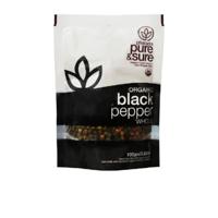 Pure & Sure Organic Black Pepper Whole - 100g