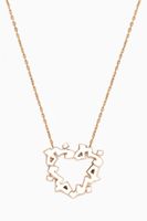 "Hob/Love" Enamel Necklace in 18kt Yellow Gold "Hob/Love" Enamel Necklace in 18kt Yellow Gold