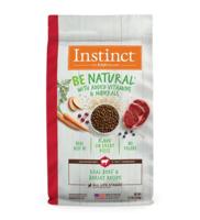 Instinct Be Natural Kibble Beef & Barley Dry Dog Food - 25LB