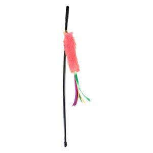 Flamingo Rod Soft Plush Wand Cat Toy