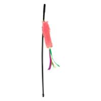 Flamingo Rod Soft Plush Wand Cat Toy